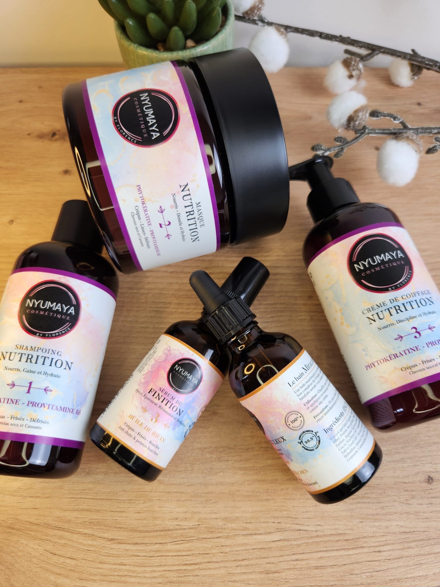 Routine complète Nutrition Cheveux secs et abimés
