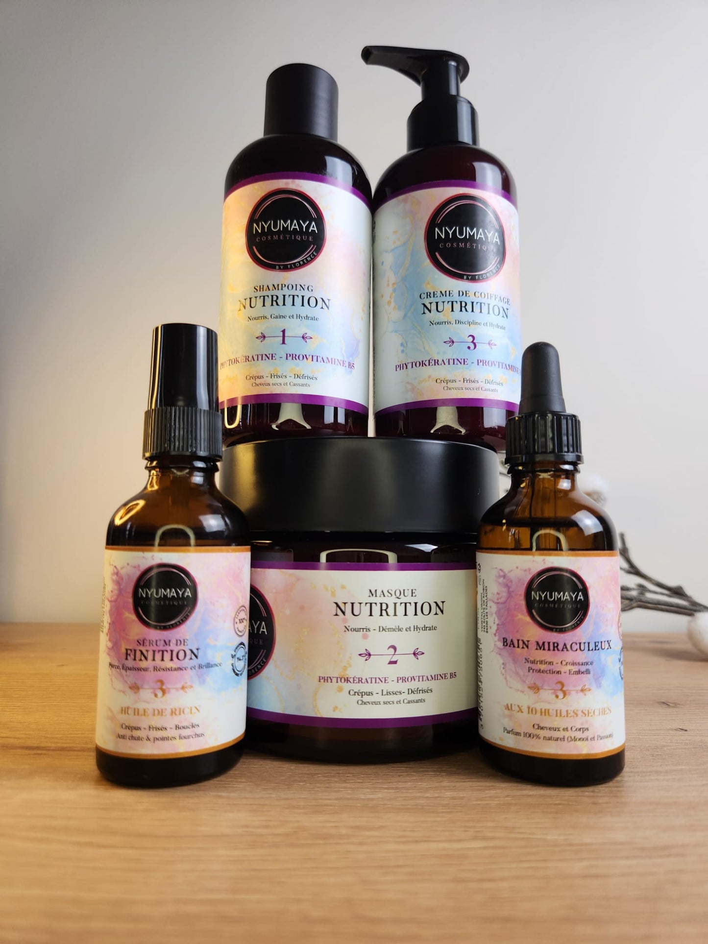 Routine complète Nutrition Cheveux secs et abimés